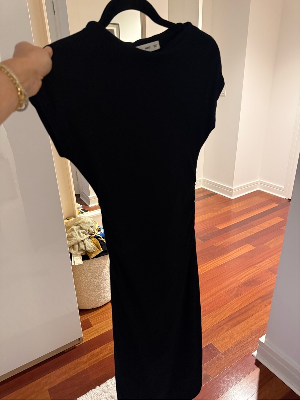Mango MIDI-DRESS WITH DRAPED DETAIL - Picture 2 of 6